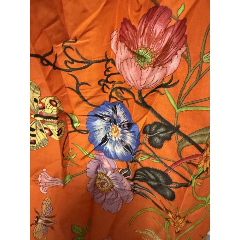 Gucci Patchwork Printed Maxi Long Skirt Tigers Fl… - image 4